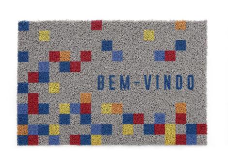 Imagem do produto TAPETE VINIL SUPER PRINT BEM VINDO 40CM X 60CM KAPAZI