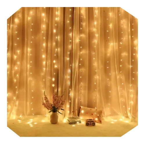 Imagem do produto PISCA CORTINA 2,50X3M 500 LEDS BRANCO QUENTE