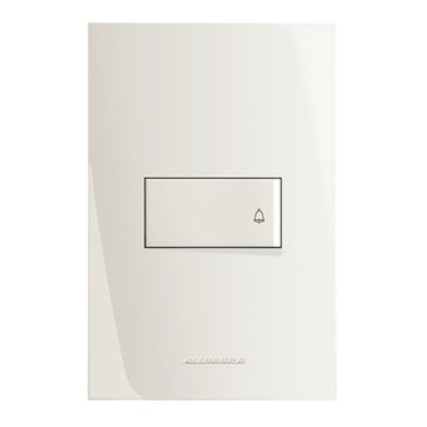 Imagem do produto PULSADOR CAMPAINHA BRANCO FINESS 9408-0 B-LUX