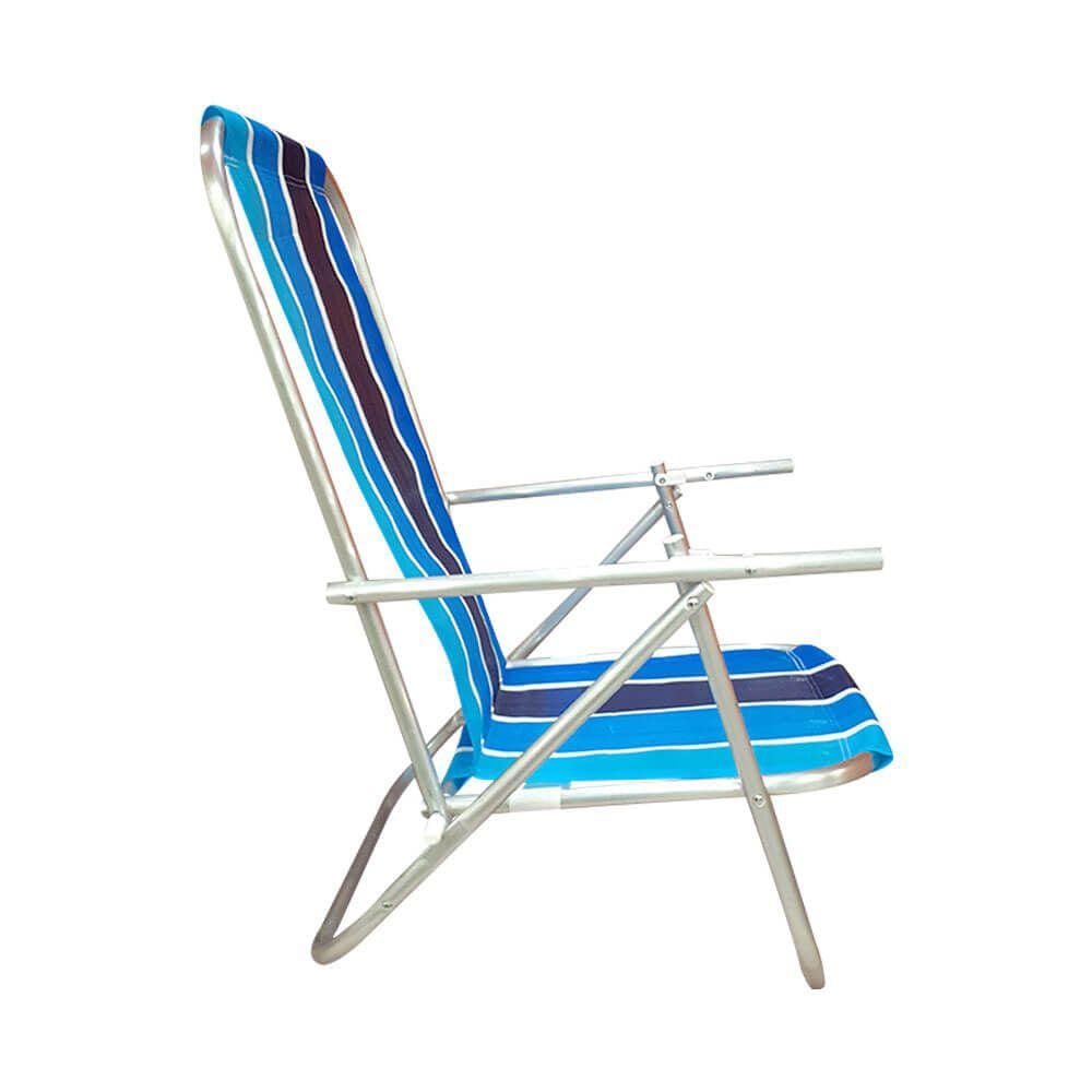 Imagem do produto CADEIRA PRAIA 2 POSICOES ALUM BOTAFOGO