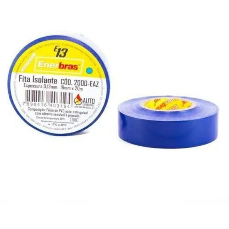 Imagem do produto FITA ISOLANTE AZUL 18MMX5M ENERBRAS