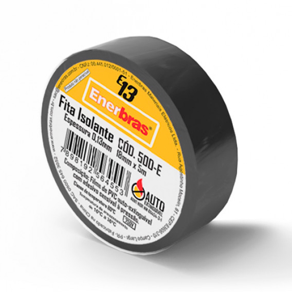 Imagem do produto FITA ISOLANTE CINZA 18MMX5M ENERBRAS
