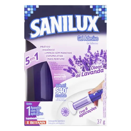 Imagem do produto GEL P/ VASOS LAVANDA BT5940 SANILUX