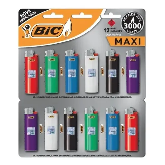 Imagem do produto ISQUEIRO MULTICOR GRANDE BIC