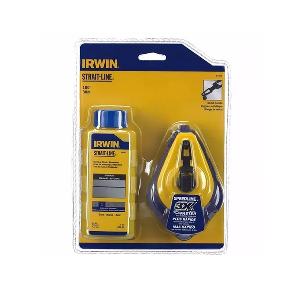 Imagem do produto KIT MARCACAO 30M GIZ AZUL IRWIN