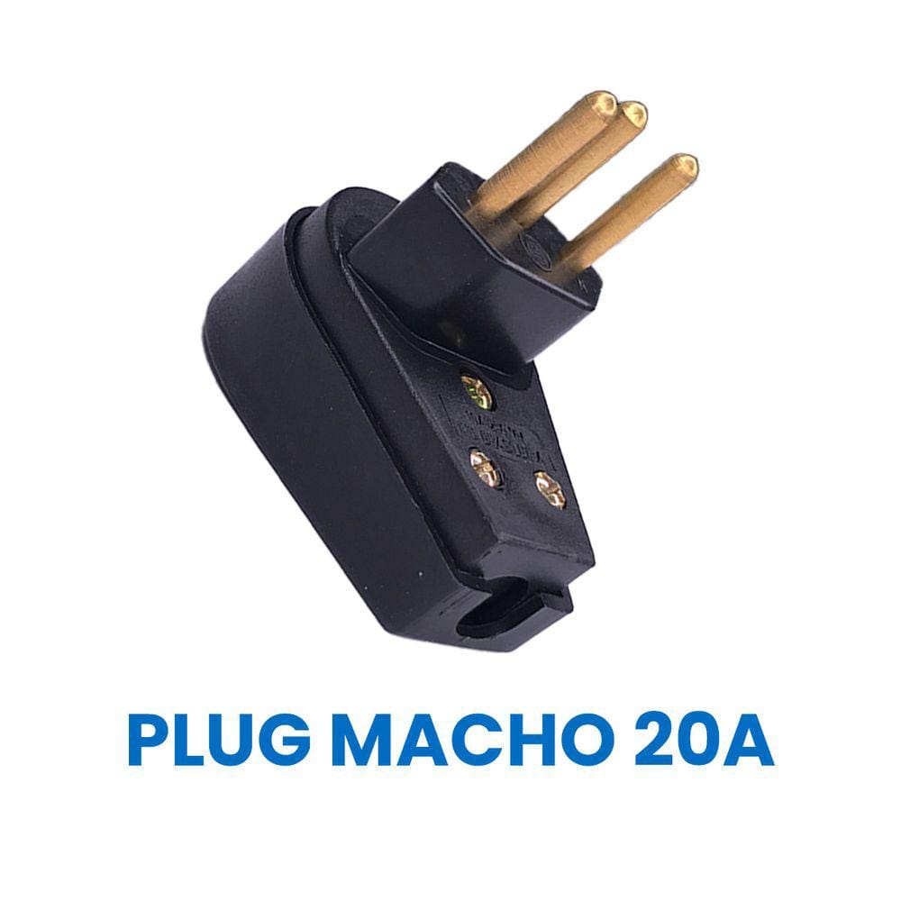 Imagem do produto PINO FEMEA 2P+T 20A CINZA ILUMI