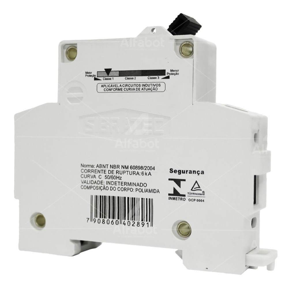 Imagem do produto DISJUNTOR MONOFASICO DIN BR 10A LEGRAND