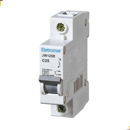 Imagem do produto DISJUNTOR MONOFASICO DIN BR 25A CURVA C LEGRAND