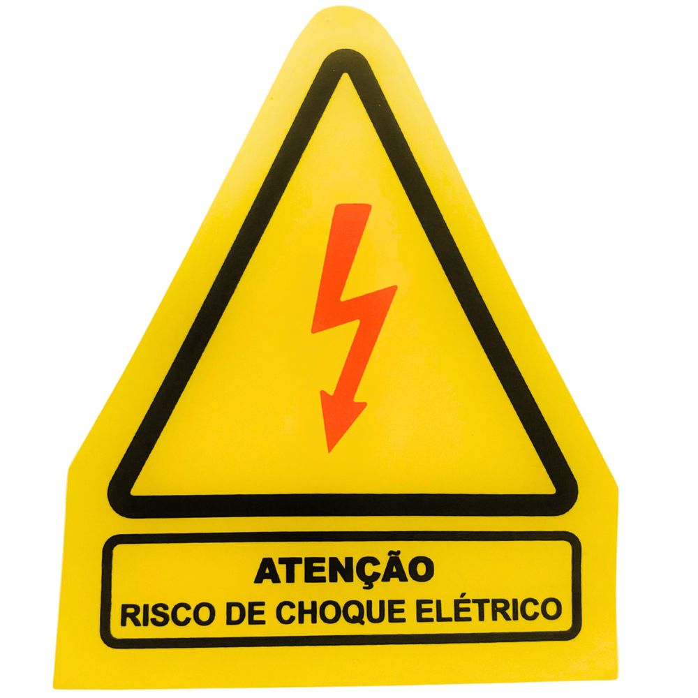 Imagem do produto PLACA SINALIZACAO CHOQUE ELETRICO 20X15 EMPLAC