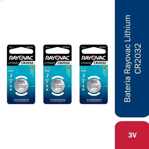 Imagem do produto BATERIA ROV BOTAO CR2032 RAYOVAC