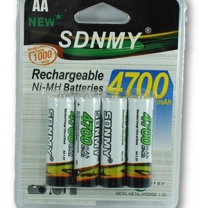 Imagem do produto PILHA RECARREGAVEL AA C/2 4700MAH SDNMY