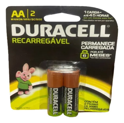 Imagem do produto PILHA RECARREGAVEL C/2 UND AAA