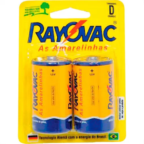 Imagem do produto PILHA ROV AMARELA GRANDE UND RAYOVAC