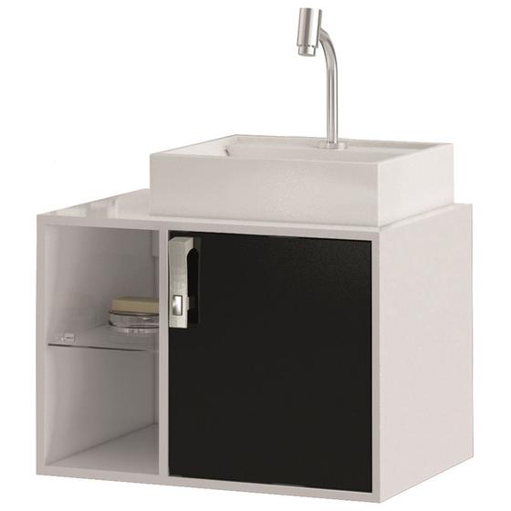 Imagem do produto ARMARIO SEVILHA 60X52 NOGUEIRA/BRANCO MGM