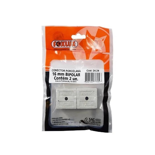 Imagem do produto CONECTOR DE PORCELANA 16MM BIPOLAR