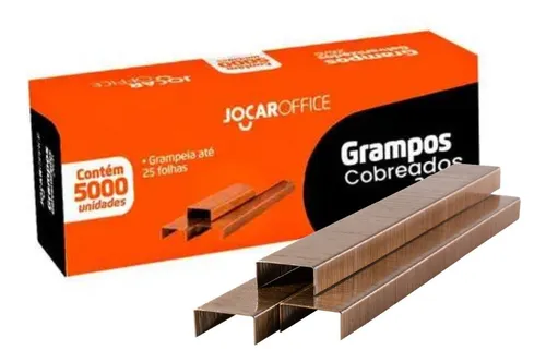 Imagem do produto GRAMPO GALVANIZADO 26/6 C/5000 UND JOCAR OFFICE