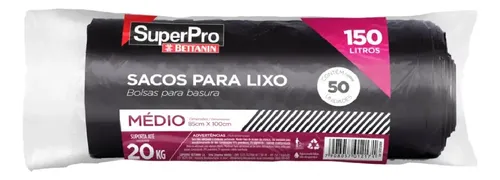Imagem do produto SACO P/LIXO 100L REF BT2075 BETTANIN