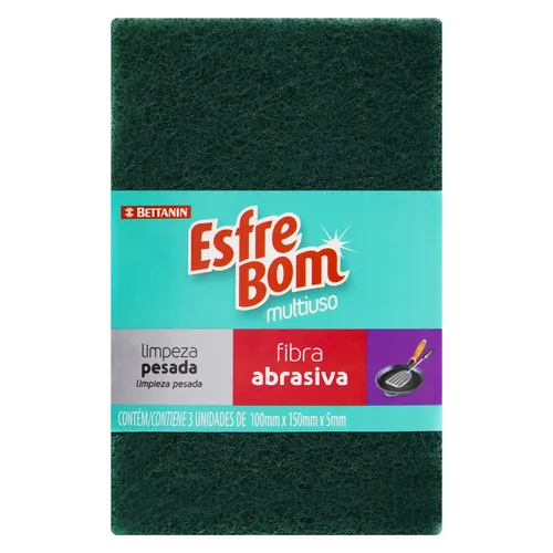 Imagem do produto FIBRA ABRASIVA MULT C/3 UN ESFREBOM