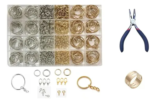 Imagem do produto CHAVEIRO KEY HOLDER PRATA C/ DOURADO 6080