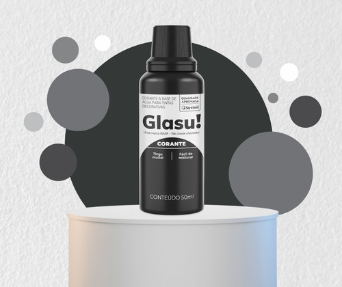 Imagem do produto CORANTE PRETO 50ML GLASU