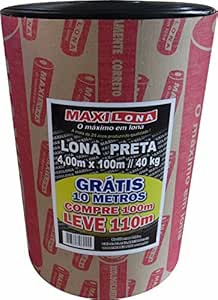 Imagem do produto LONA PRETA 6X100M 51KG MAXLONA MT