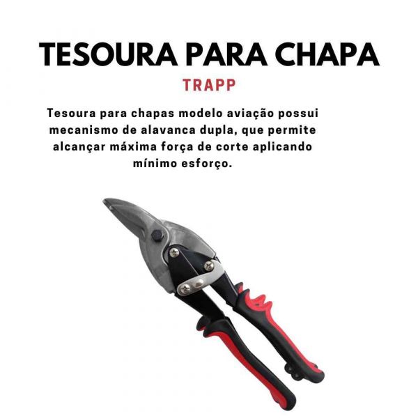 Imagem do produto TESOURA P/ CHAPA 10''