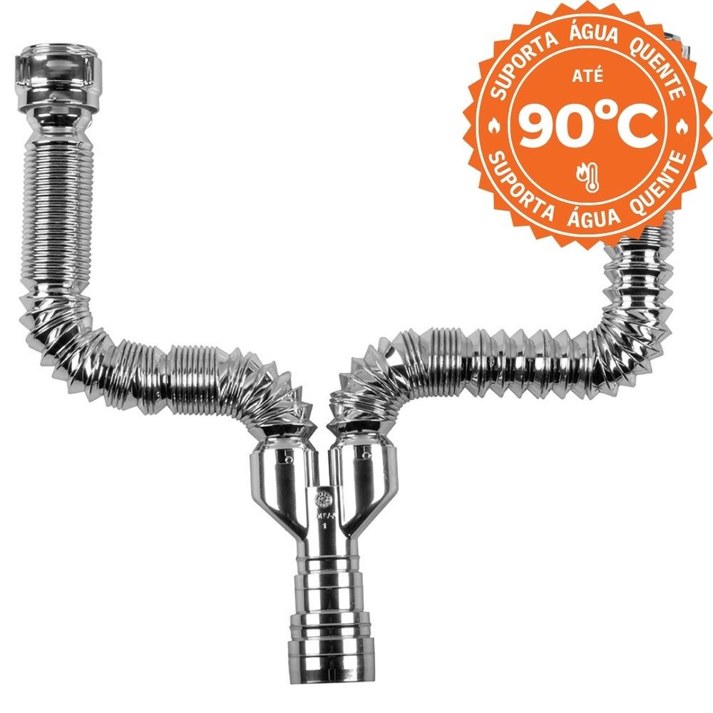 Imagem do produto SIFAO DUPLO SANFONADO UNIVERSAL ASTRA