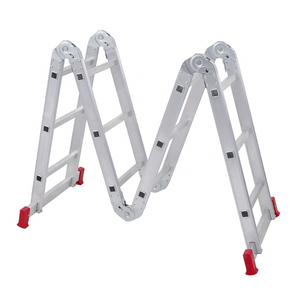 Imagem do produto ESCADA 4X3 DEGRAUS ALUMINIO ARTICULADA ALUMASA