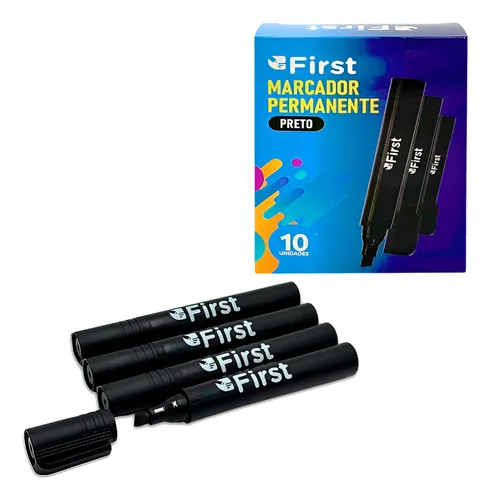 Imagem do produto MARCADOR PERMANENTE PONTA GROSSA PRETO UND