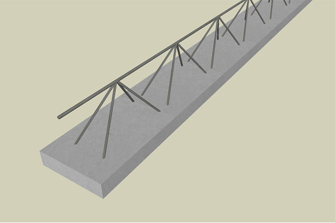 Imagem do produto NERVURA TRELICADA DE 1,30M