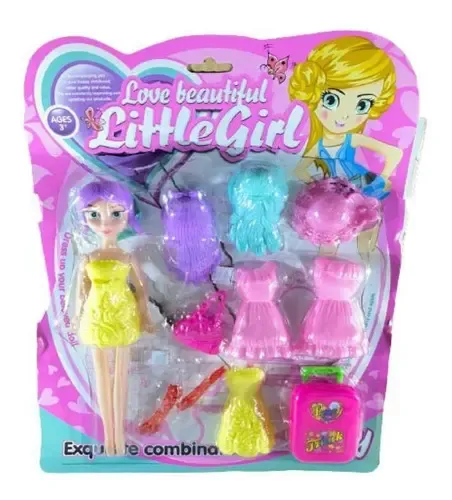 Imagem do produto BONECA TROCA ROUPAS C PETS 11PCS FB02062