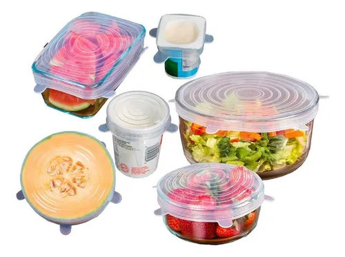 Imagem do produto JOGO TAMPAS UNIVERSAL SIL RED 6PCS UB510