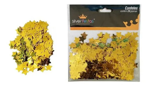 Imagem do produto CONFETE P/BALAO ESTRELA CORES R LAQ-28 CL