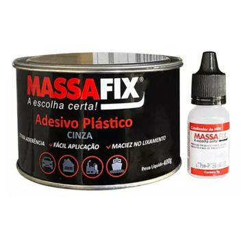 Imagem do produto MASSA PLASTICA CINZA 400G FIX