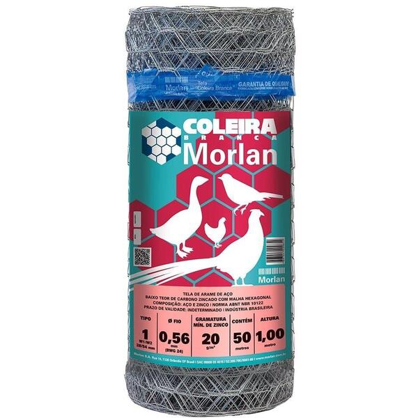 Imagem do produto TELA HEX PINTEIRO 1" 24X1,00X50M MORLAN