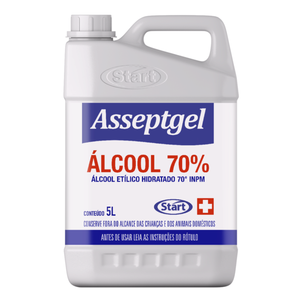 Imagem do produto ALCOOL LIQ 70 5L SEVENGEL