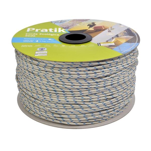 Imagem do produto CORDA TRANCADA 6MM BR/AZ PRATIK MT