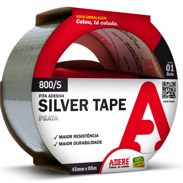 Imagem do produto FITA SILVER TAPE PRATA 45X05M ADERE