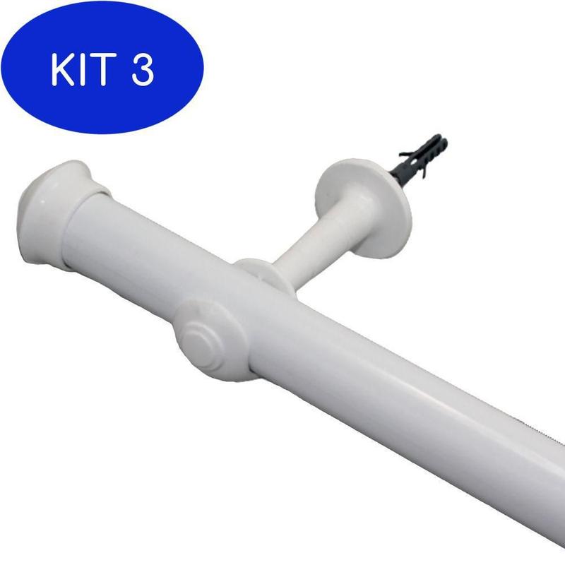 Imagem do produto VARAO CORTINA ALPHA BRANCO 2,5MT