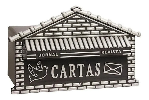 Imagem do produto CAIXA CORREIO FER/AL MURO REVISTA
