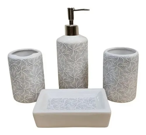Imagem do produto JOGO BANHEIRO CERAM COLOR 4PCS D21272