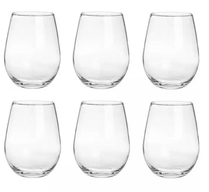 Imagem do produto JOGO COPOS VDR CRISTAL 6PCS 450ML RF096