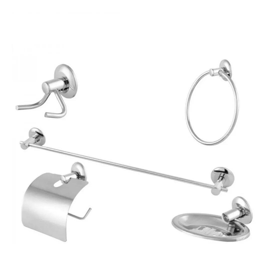 Imagem do produto KIT ACESSORIOS BANHEIRO METAL 3350 IMPERATRIZ