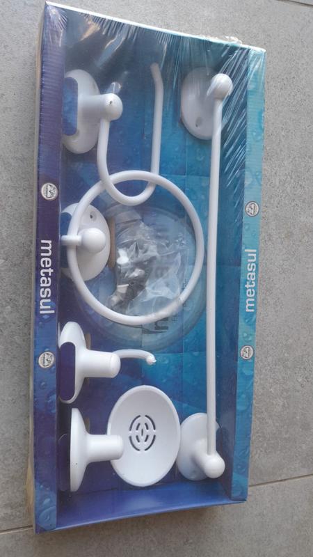 Imagem do produto KIT P/ BANHEIRO ABS BR C/5PC METASUL