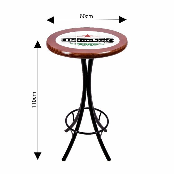 Imagem do produto MESA MAD HEINEKEN 50X50CM