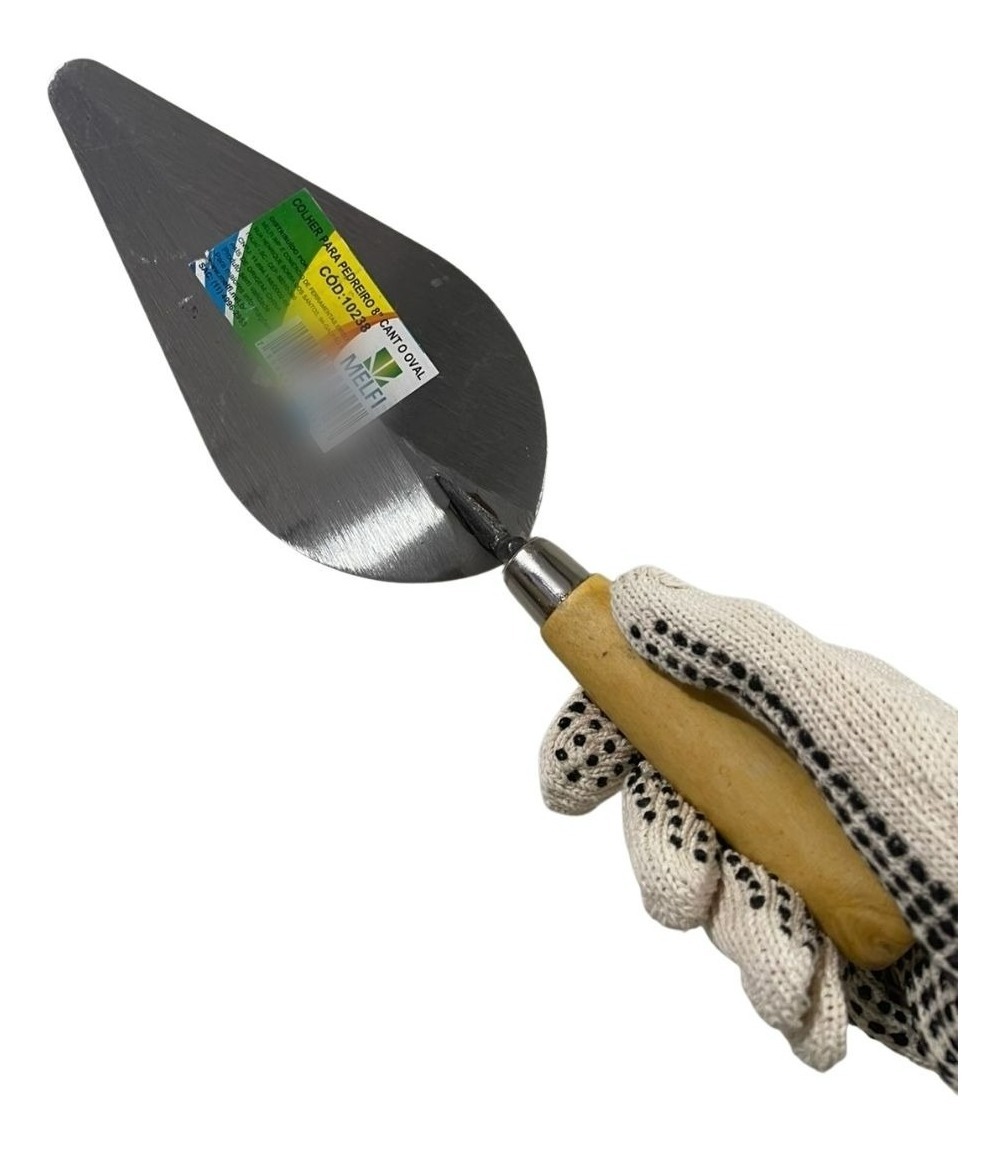 Imagem do produto COLHER P/PEDREIRO CANT/OVAL 8" BRASFORT