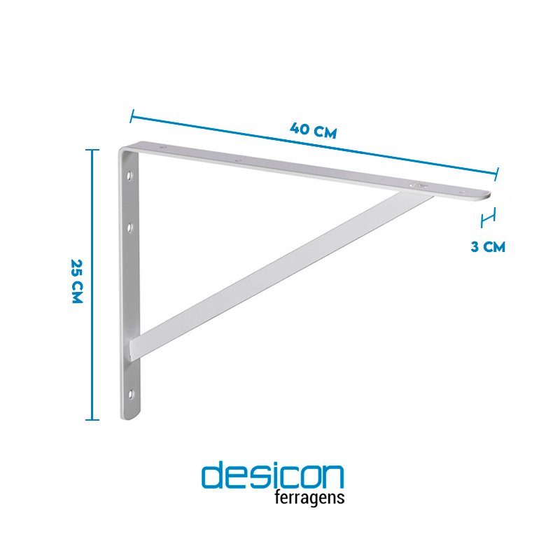 Imagem do produto MAO FRANCESA FERRO 40CM BRANCO