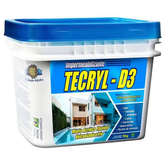 Imagem do produto TECRYL D3 IMPERM CINZA 18KG