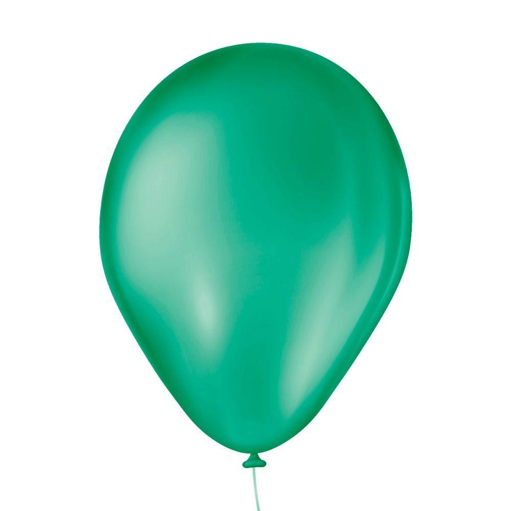 Imagem do produto BALAO IMP N 7 VERDE FOLHA C/50 S ROQUE