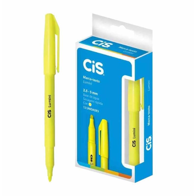 Imagem do produto LAPIS - MARCA TEXTO LUMINI AMARELO - CIS